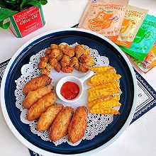 聚会必备小食拼盘-蒜香烤鸡拼盘