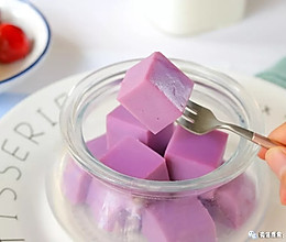 紫薯小布丁 宝宝辅食食谱的做法