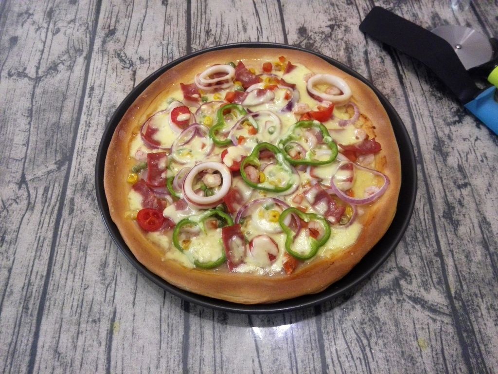 海鲜披萨—厨娘Yoki教您做！_烘焙圈-社区首页