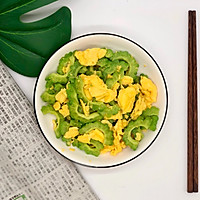 苦瓜炒蛋的做法图解6