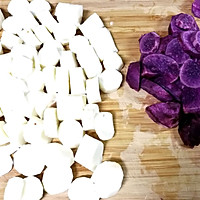 #下饭红烧菜#紫薯山药糊的做法图解2