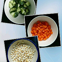 五彩豌豆的做法图解3