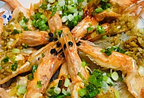 蒜茸粉丝蒸虾的做法