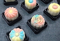 五彩冰皮月饼的做法