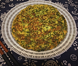 #换着花样吃早餐#春芽鸡蛋饼的做法
