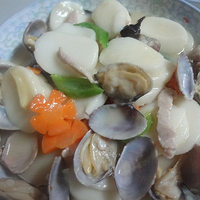 花蛤炒白粿2