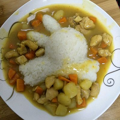 咖喱鸡米饭