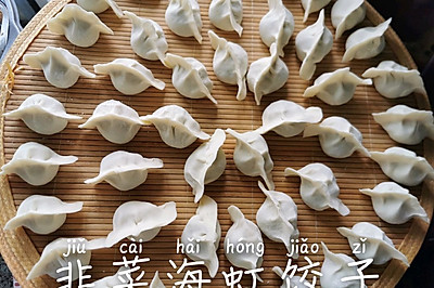韭菜海虹饺子