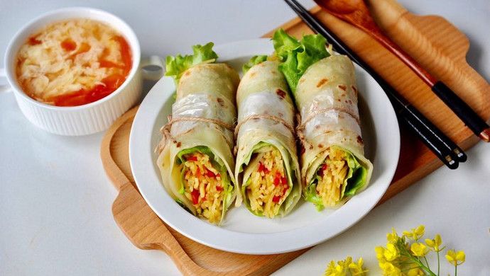 土豆丝卷饼
