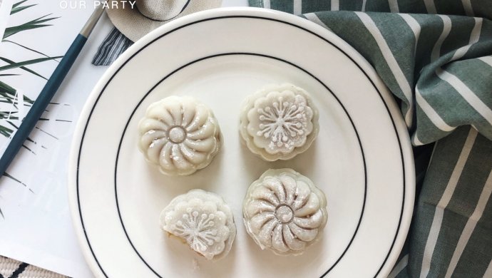 饭后甜品肉松月饼