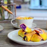 #美味烤箱菜，就等你来做！#松子紫薯烤吐司的做法图解18