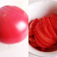西红柿炒青椒肉丝拌拉条子的做法图解4