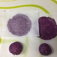 芝麻紫薯薄脆小饼干的做法图解6