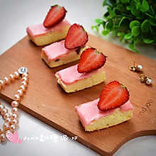 草莓芝士蛋糕#豆果5周年#