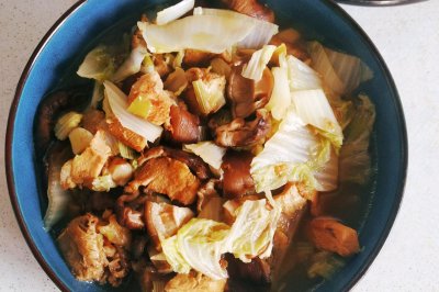 长谷园土锅炖鸡胸肉白菜香菇