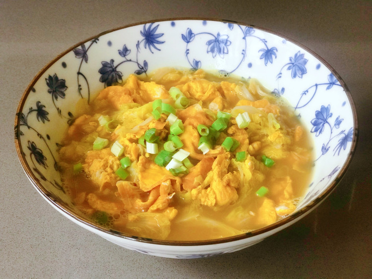 简单易操作——白菜鸡蛋汤的做法