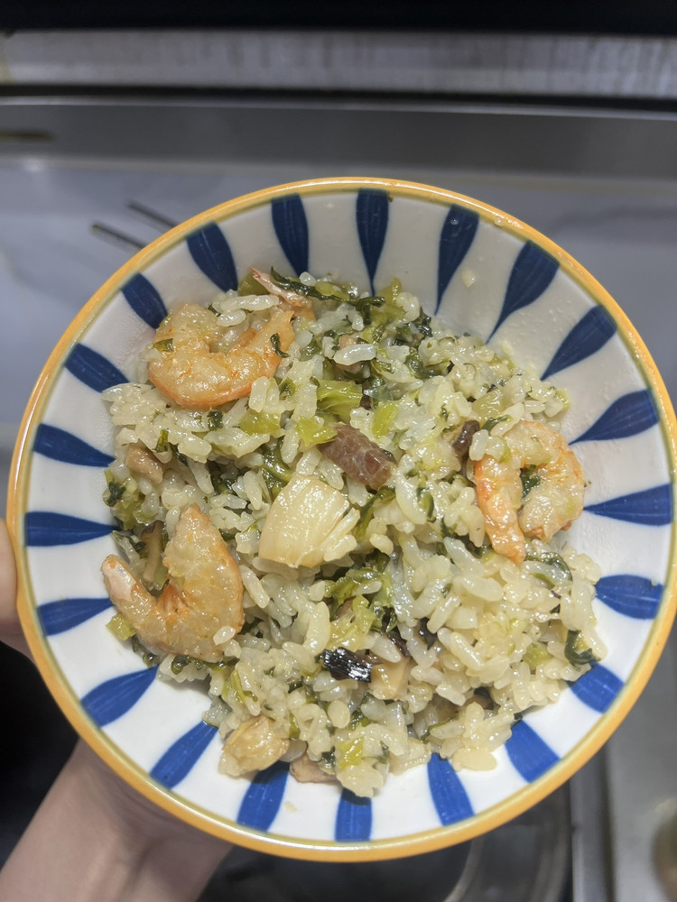 芥菜咸肉饭的做法