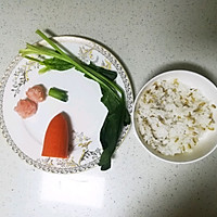 虾仁米饭小方：宝宝辅食营养食谱菜谱一岁的做法图解1