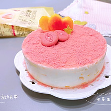 #爱好组-低筋复赛#粉色的爱~柠香酸奶慕斯