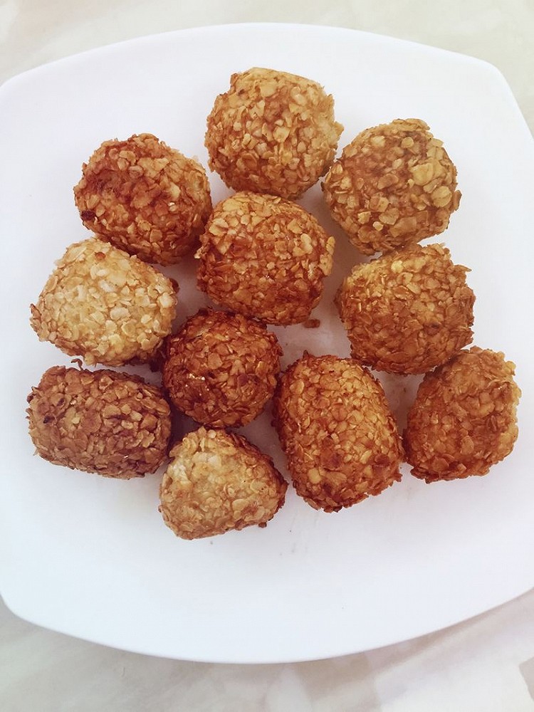 燕麦炸香蕉的做法