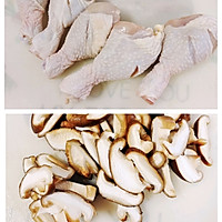 红烧鸡腿炖香菇的做法图解1