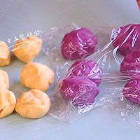 紫薯花朵馒头的做法图解7