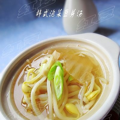 韩式泡菜豆芽汤