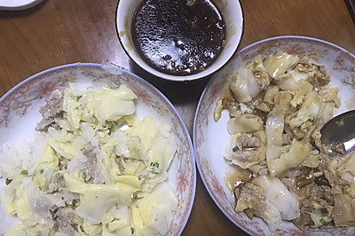 家庭版鸡蛋肉沫肠粉