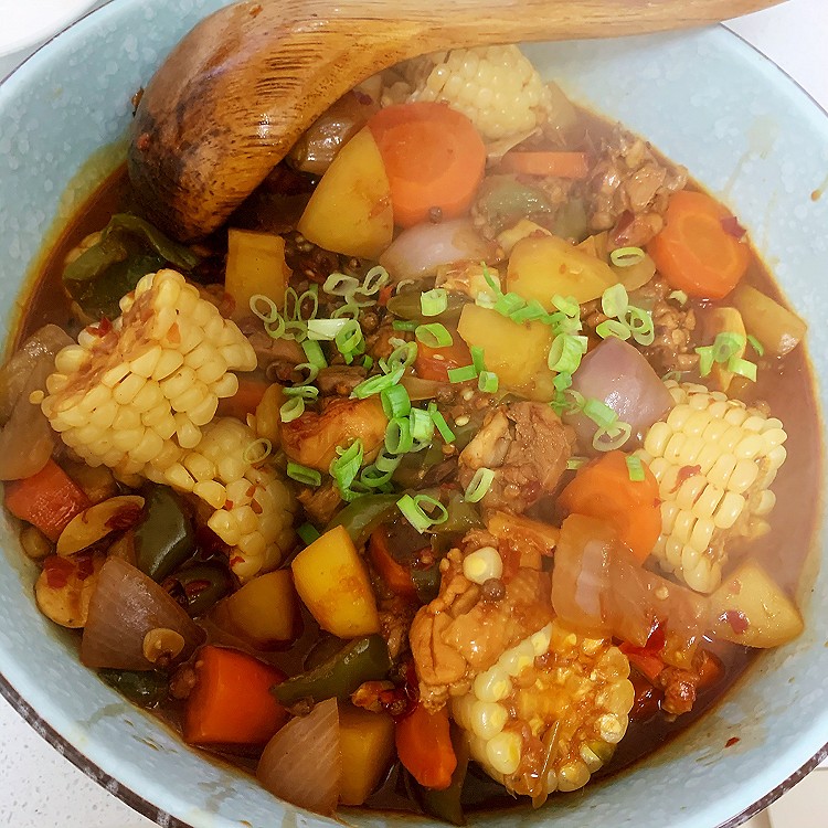 家庭版大盘鸡的做法