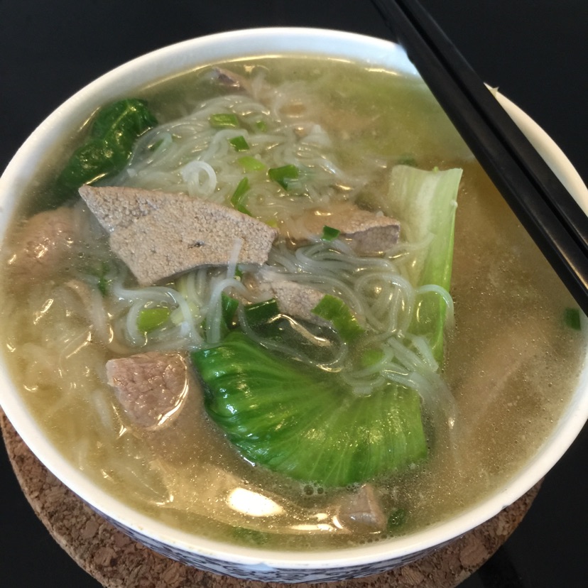妈妈牌猪肝瘦肉汤米粉的做法图解15