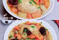 养生鸭腿萝卜的做法