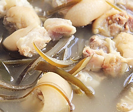 海带猪脚汤的做法