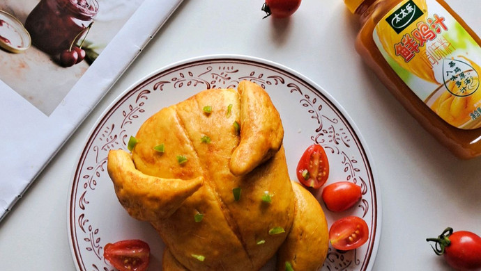 鸡汁烤鸡大馒头