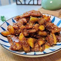 桂香红烧土豆牛排的做法图解6