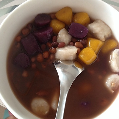 芋圆红豆汤