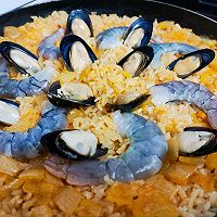 #智利贻贝中式烹法大赏#海鲜饭的做法图解11