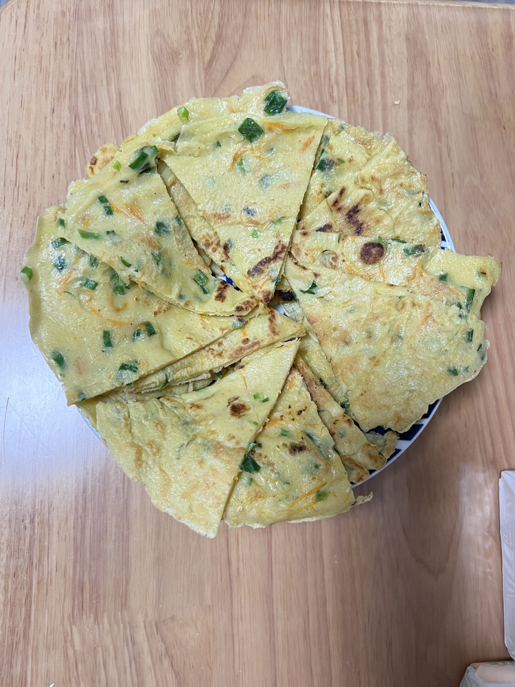 简易早餐煎鸡蛋饼的做法