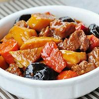 双冬焖羊腩的做法图解5