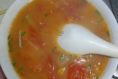 减肥餐－番茄柿猪肝汤