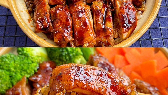 比买的还好吃，巨美味的照烧鸡腿饭