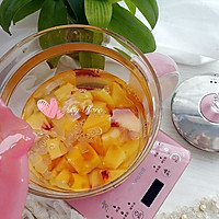 糖水黄桃罐头【九阳美食】的做法图解5