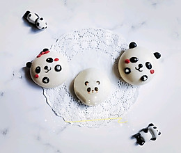 【芋泥包】熊猫扁扁的做法