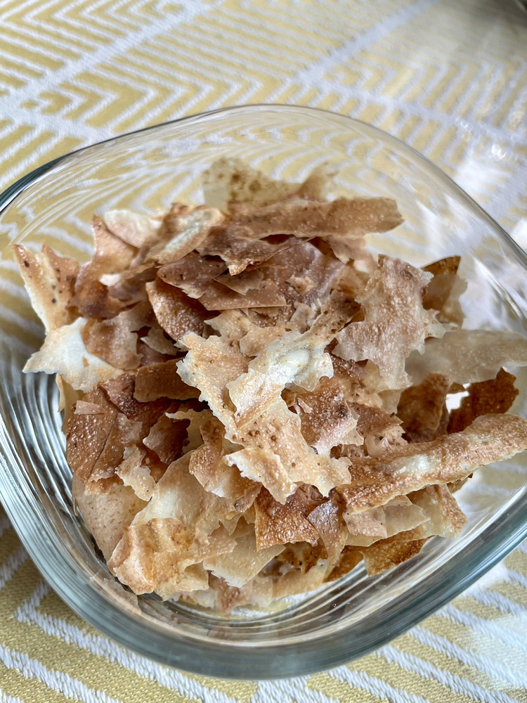 减脂期冒充薯片的｜烤豆腐片的做法