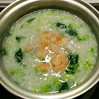 #餐桌上的春日限定#油菜虾仁粥的做法图解11