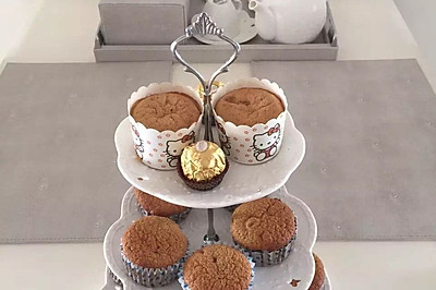 椰子花蜜无糖cupcake杯蛋糕
