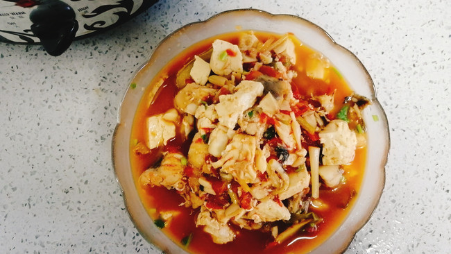 家常番茄鳕鱼豆腐汤的做法