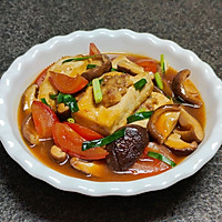 #打工人的健康餐#蘑菇焖酿豆腐的做法图解13