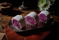 椰蓉紫薯糯米卷#《追着时间的厨房》节目同款美食复刻大赛#的做法