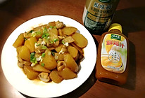 #太太乐鲜鸡汁芝麻香油#土豆炒蘑菇的做法