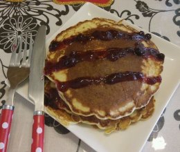 pancake 周末蓝莓松饼的做法